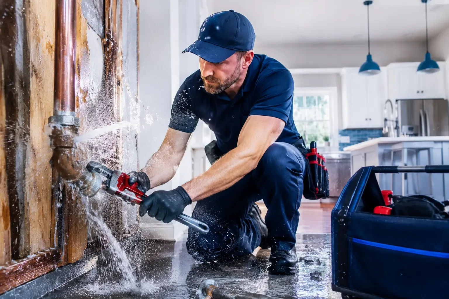 Local emergency pipe repair professionals in Blue Mountain, MS